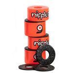 Orangatang Nipples Longboard Skateboard Truck Bushings (Set of 4) - Orange