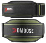 DMoose Weight Lifting Belt for Men & Women - 2 in 1 Neoprene Belt with Auto-Locking System - Optimal Back Support for Home & Gym Weightlifting Workouts - Perfect for Squats & Strength Training