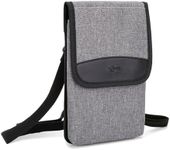 KIWIFOTOS Phone Travel Pouch Bag Holster with Shoulder Strap Outdoor Multi-Function Case for Smartphone, Card, Glasses