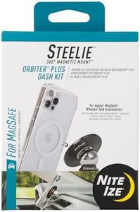 Nite Ize Steelie Orbiter Plus Dash Mount - Magnetic Phone Mount for Car Dashboards - Phone Mount with Neodymium Magnets