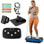 LifePro Rumblex 4D Vibration Plate Exercise Machine - Triple Motor Oscillation, Linear, Pulsation + 3D/4D Vibration Platform - Whole Body Vibration Machine for Home