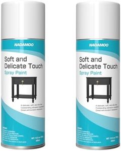 NADAMOO Black Spray Paint, Premium Furniture & Cabinet Coating, 2 Can