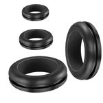 KRIONKART Blanking Closed Rubber Grommets and Open Wiring Grommet 6mm to 40mm (Open Grommets, 19mm)