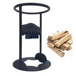 WANKEI Kindling Splitter, One-Piece Kindling Log Splitter, Heavy Duty Cast Iron Firewood Kinding Splitter