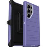 OtterBox Galaxy S24 Ultra (Only) - Defender Series Case - Mountain Majesty (Purple) - Screenless - Rugged & Durable - with Port Protection - Holster Clip Includes - Microbial Defense Protection