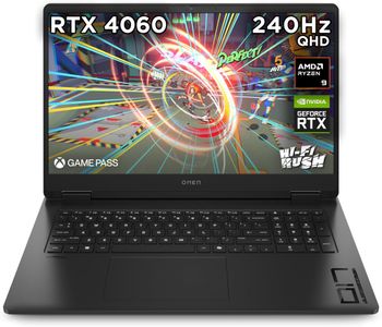 HP Omen 17.3" Gaming Laptop – Ryzen 9, 32GB RAM, 1TB SSD, RTX 4060