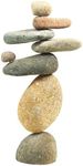 Ancient Graffiti Eight-Stone Balancing Cairn - Indoor/Outdoor Garden Decoration