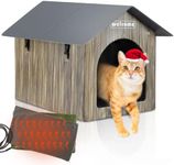 Heated Cat House, PETNF Waterproof 