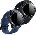 kwmobile Straps Compatible with HONOR Watch GS Pro Straps - 2x Replacement Silicone Watch Bands