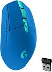 Logitech G305 LIGHTSPEED Wireless Gaming Mouse, HERO 12K Sensor, 12,000 DPI, Lightweight, 6 Programmable Buttons, 250h Battery Life, On-Board Memory, PC/Mac, Blue