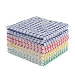 Oeleky Dish Cloths for Kitchen Washing Dishes, Super Absorbent Dish Rags, Cotton Kitchen Dish Towels Pack of 8, 12x12 Inches