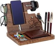 Wood Phone Docking Station for Men 