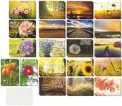 Juvale 40 Pack Blank Bible Verse Postcards, All Occasion Inspirational Quotes from Christian Scripture, 20 Designs (4 x 6 In)