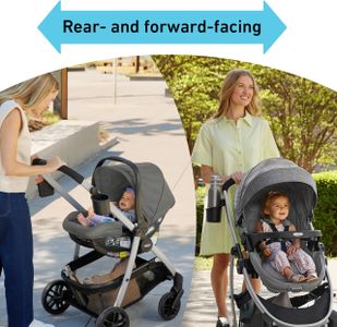 Graco Modes Pramette Travel System – Stroller & SnugRide 35 Car Seat, Ellington