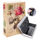 Ohuhu Book Safe-Diversion Safe Book with Combination Lock Portable Discreet Safe Lock Box for Home Travel Storage