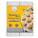 Checkered Chef Cooling Rack for Cooking and Baking - 17" x 12" Stainless Steel, Oven Safe Grid Wire Cookie Cooling Racks