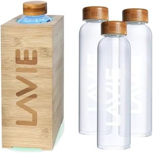 LaVie Premium - Purificateur d'eau Bambou Innovant à lumière UVA, sans Consommable. Transformez Votre Eau du Robinet en Eau Douce et Délicieuse en 15 MN - Pack 4 L