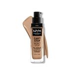 NYX Professional Makeup Can't Stop Won't Stop Full Coverage Foundation, Long Lasting, Waterproof, Vegan Formula, Matte Finish, Shade: Classictan