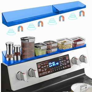 Hellpnoom Magnetic Stovetop Shelf - Spice Rack Organizer for Kitchen Stoves(Touminglan)