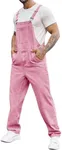 Runcati Men's Denim Bib Overall Jea
