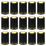 PATIKIL PVC Heat Shrink Cap for Wine Bottle, 50 Pcs 33x50mm Wine Shrink Wrap Seals Sleeves Caps Shrink Top Cover Flower Pattern for Wine Cellars Home Kitchen Use, Black