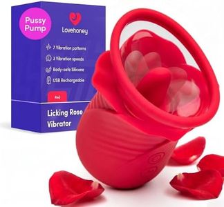 Lovehoney Rose Vibrating Pussy Pump and Clitoral Stimulator for Women