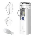 mini Air 360+ distributed by OMRON | Portable Silent Inhaler Mesh Nebulizer for Adults & Children | Two mask Sizes and Mouthpiece Included | for Cough & Cold Relief | Rechargeable via Micro-USB