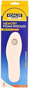 Kohler Memory Foam Shoe Insoles 1-Pair