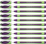 Schneider Xpress Fine Liner 0.8mm Porous Point Pen, Purple, Box of 10 (190008)