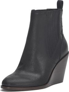 Lucky Brand Women's Wilano Ankle Boot, Black/Black, 8