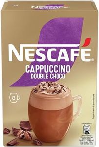 NESCAFÉ Gold Cappuccino Double Choco Solubile con Cacao, 8 Bustine 148g