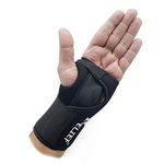 Relief Carpal Tunnel Wrist Brace- Black (Left)