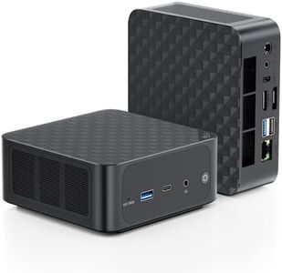 Beelink SER6 Max Mini PC, AMD Ryzen 9 6900HX (8C/16T, Up to 4.9GHz), 16G DDR5 500GB PCIe4.0 SSD, Radeon 680M Mini Gaming Computer Support 4K@144Hz Triple Output/HDMI2.1/DP/USB4/WiFi6/BT5.2/2.5Gbps LAN