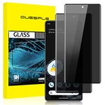 QUESPLE Google Pixel 7 Pro Privacy Screen Protector [2 Pack], Anti-Spy Full Coverage Google Pixel 7 Pro Tempered Glass Screen Protector Film, Anti-Scratch/High Sensitivity/Case Friendly