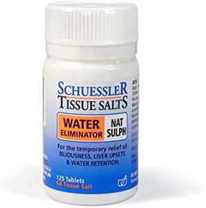 Schuessler Tissue Salts 125 Tablets - Nat Sulph - No 11 - Water Eliminator