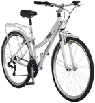 Schwinn Discover Hybrid Bicycle, 700C, 28-Inch Wheels, White,Women S Cross Commuter (S5397)