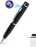 Spy Camera Pen, HD 1080P Portable Hidden Cameras Pen Mini Pocket Audio Camera and Video Recorder with Photo for Class/Business/Conference Security