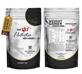 JUST GO NUTRITION Weight gainer powder | 500g (Chocolate) (IMPORTED INGREDIENTS)