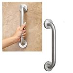 FORTUNE Stainless Steel Grab Bar for Bathroom & Bathtub Wall Mounted Safety Hand Support Rail Matt Finish - Balance Handle - Towel Bar - (10 Inch, Pack of 2)