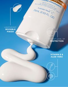 Bondi Sands Face Sunscreen SPF 50+ – Fragrance Free, Aloe Vera, 75ml