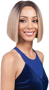 Bobbi Boss Synthetic Lace Front Wig MLF 178 Swiss Lace Xenon (TT1B/GREEN)