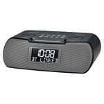 Sangean RCR-20 FM-RDS (RBDS) AM/Bluetooth/Aux-in/USB Phone Charging Digital Tuning Clock Radio with Battery Backup, Black