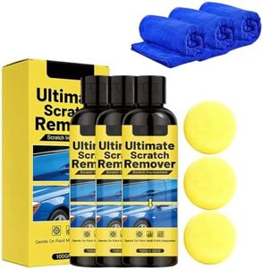 Car Scratch Repair Wax, 2026 New Upgrade Car Scratch Remover Wax with Sponge and Towel, Professional Car Paint Repair Compound for Deep Scratches, Automotive Scratch Repair Kit for Car ,3 Set