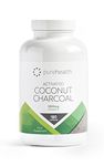 Activated Coconut Charcoal Capsules 2000mg Daily Serving | No Fillers/Bulking Agents | 180 Vegan Capsules | Non GMO Coconut for Bloating, Gas, Digestion, Flatulence | Natural Relief | Supplement