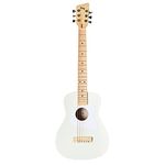 Loog Pro VI Acoustic kids real guitar for Beginners Compact size Ages 9+ Learning app and Lessons included White
