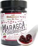 Marasca Cherries in Syrup, 14.10 oz (400 g), Sweet and Sour, Premium Quality, Award Winning, Maraschino Black Pitted Cherries, Product of Italy, Nappi 1911