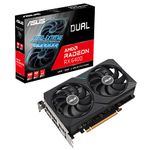 ASUS Dual AMD Radeon RX 6400 4GB GDDR6 Gaming Graphics Card (AMD RDNA 2, PCIe 4.0, 4GB GDDR6 memory, HDMI 2.1, DisplayPort 1.4a, Axial-tech fan design, 0dB technology)