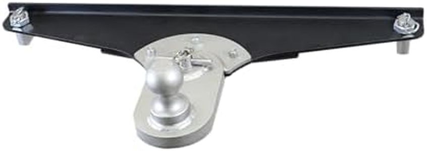 GEN-Y GH-21008 GoosePuck 5" Offset Gooseneck Ball for OEM Puck Mount System fits GM Long Bed 2020 to Current - 25,000 LB Towing Capacity