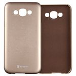 TARKAN Leather Case Ultra Slim Protective Back Cover for Samsung Galaxy J5 (Gold)