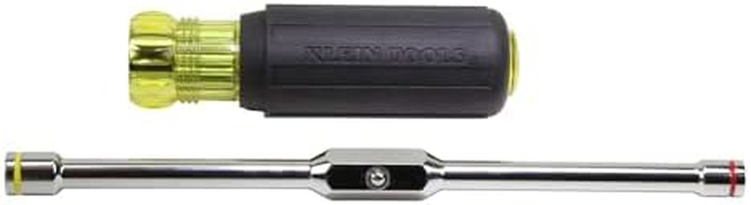 Klein Tools 65064 Hex Head 2-in-1 Nut Driver, 1/4-Inch and 5/16-Inch